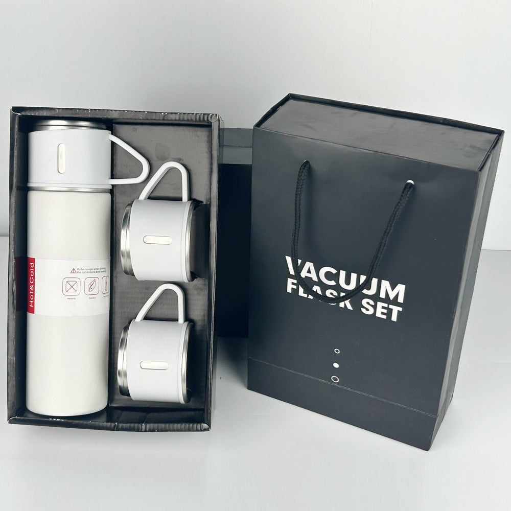Vacuum Flask Set Steel Cups